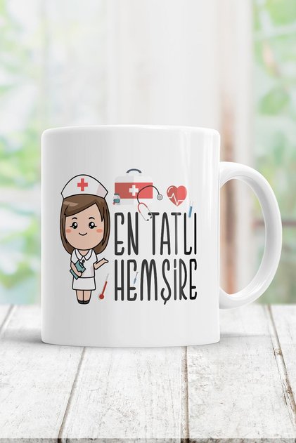 En Tatlı Hemşire Kupa Bardak