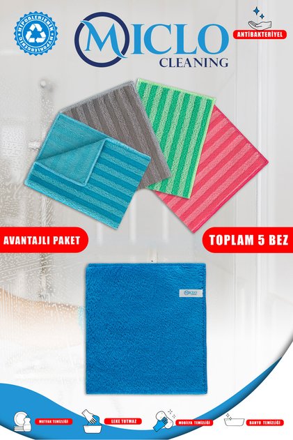 4lü Mutfak&banyo Bezi + Yer Bezi (5bez)