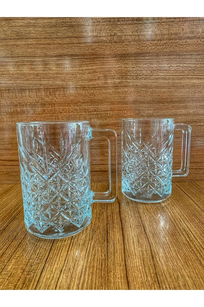 Timeless Cut Crystal Double Glass Mug 55472 315cc Large Size Mug