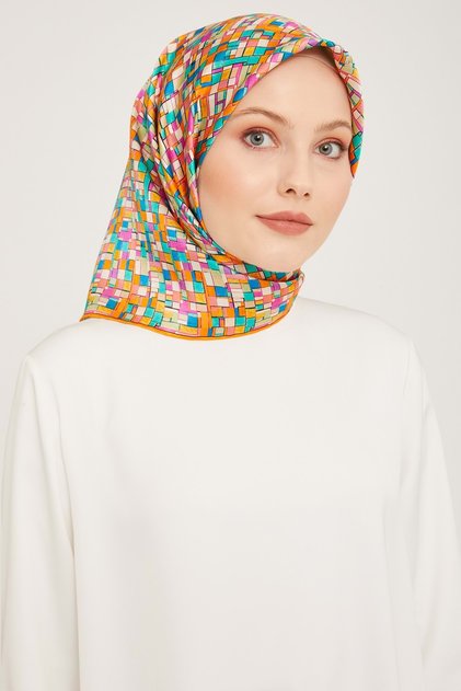 ARMİNE EŞARP İPEK TİVİL 9004DT 2