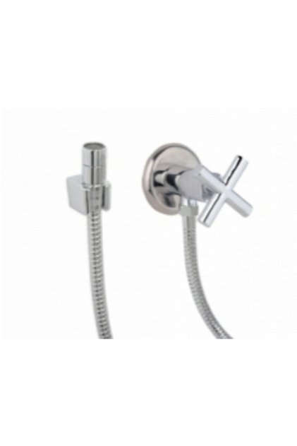Taharet Musluk Plus (360 Döner Sipiralli 17 Mm 1/2 Aç+kapa Salmastralı Rozet Dahil 1/2 Ağır Gövde)