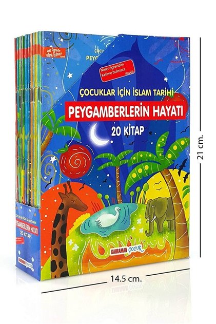 Peygamberlerin Hayatı (20 Kitap Kutulu Yeni Set, Kuşe) / / 9786055284275