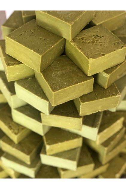 Genuine Natural Green Bıttım (Terrape) Soap 1 Kg (Anti-Hair Loss-Eczema-Mushroom)
