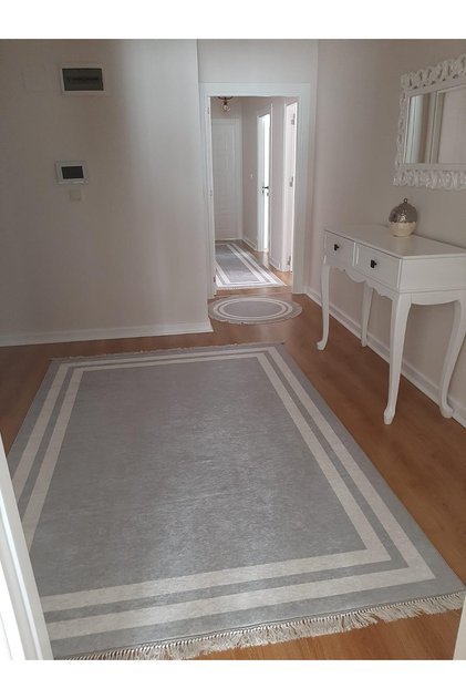 Dijital Baskı Yıkanabilir Kaymaz Taban Leke Tutmaz Yolluk Kilim Salon Mutfak Halısı