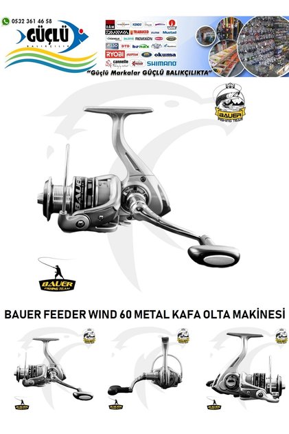OLTA MAKİNESİ BAUER FEEDER WIND 60 METAL KAFA