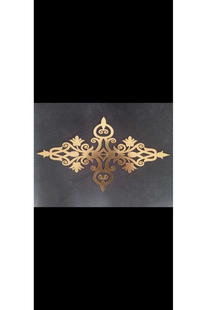 Dekoratif Gold Yapışkanlı Aynalı Pleksi Mobilya Dolap Süsü (30X40CM)
