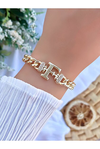 سوار سلسلة حرف (حرف F)