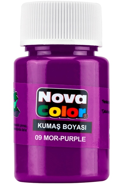 Nova Color Renk Seçenekli Tek Şişe Kumaş Boyası 30ml