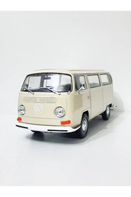 VolkswagenMicrobus コンセプトミニカー ホワイト/ベージュ CarStore WV T2 BUS 1:24 MODEL MAKET ARABA - Fiyatı, Yorumları