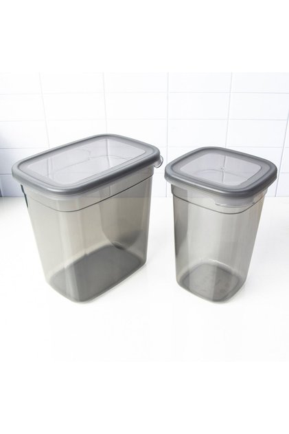 1 Piece 1.1 Lt 1 Piece 1.85 Lt 2 Piece New Generation Leak Proof Lid Storage Container Set