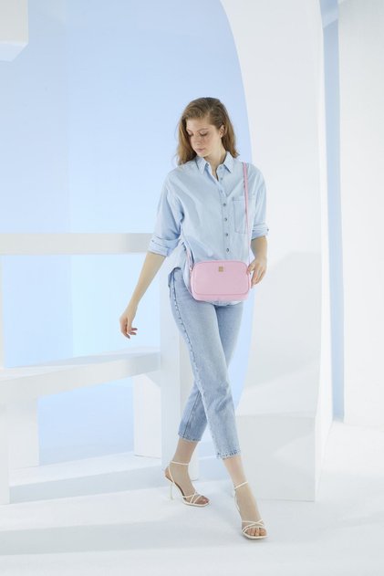 Floater Candy Pink Women's Shoulder Bag 05PO22Y1538