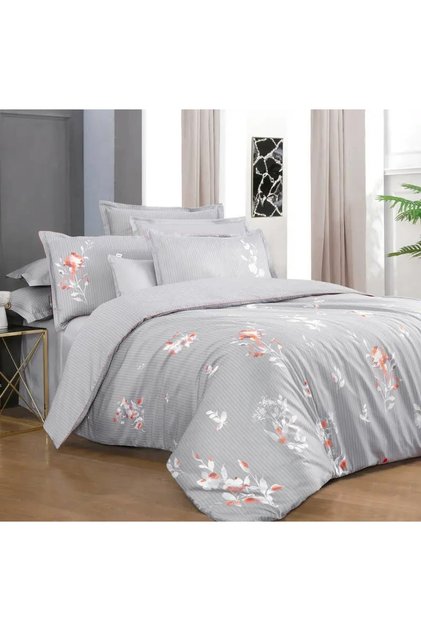 Lida Cotton Satin Double Duvet Cover