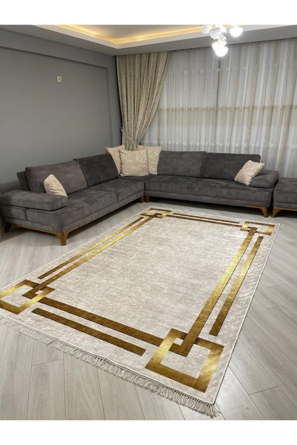 Dijital Baskı Yıkanabilir Kaymaz Taban Leke Tutmaz Yolluk Kilim Salon Mutfak Halısı