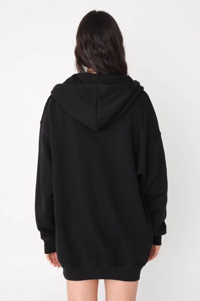 Addax Fermuarlı Oversize Sweatshirt H9520-asn75 - 5