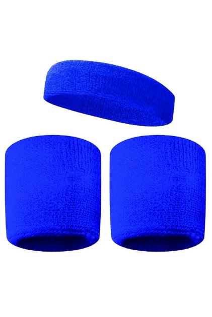 Towel Head Sports Sweatband and 2 Towel Wristband Set