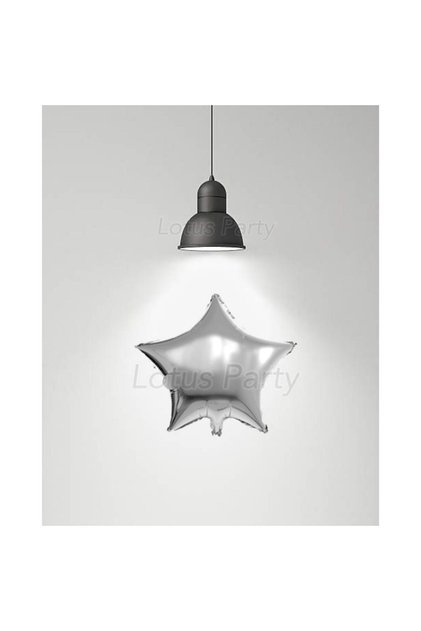 1 Piece - Silver Star Balloon 18inch