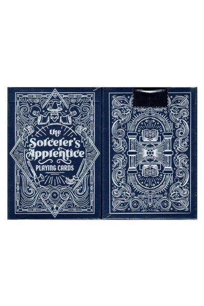 أوراق اللعب الزرقاء ذات العلامات التجارية من Sorcerer's Apprentice