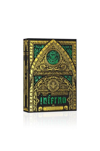 inferno Emerald Blaze Edition Premium Oyun Kağıdı Koleksiyonluk iskambil Kartları