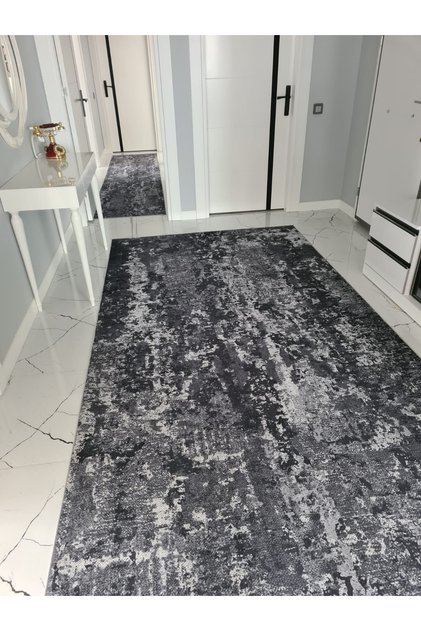 Dijital Baskı Yıkanabilir Kaymaz Taban Leke Tutmaz Yolluk Kilim Salon Mutfak Halısı