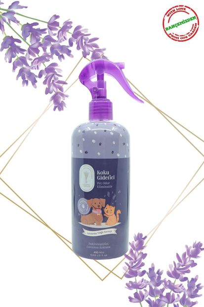 Gallipoli Lavender Lavanta Yağlı Pet Koku Giderici 400 Ml Antiseptik Kedi Köpek Koku Giderici - 2