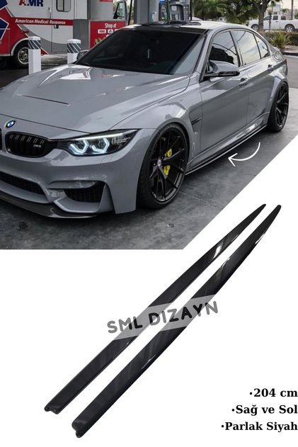 Bmw F30 316-318-320-328-330-335-340 2012-2018 Yan Marşpiyel Lipi-eki-bıçak- Plastik