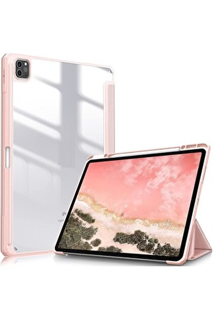 UnDePlus Apple Ipad Pro 11 1. 2. Nesil Kılıf Grafiti Şeffaf Kalem