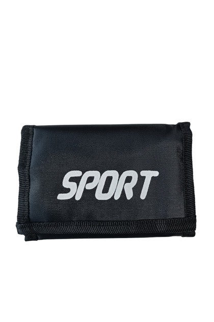 Unisex Interpeks Kumaş Genç Spor Cüzdan SPORT Spor Su Geçirmez Cüzdan (12x8.5cm)