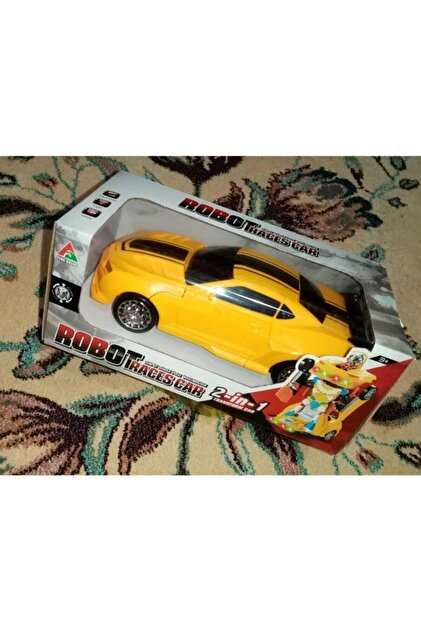 Genel Markalar Robot Racez Car Robot Olabilen Sarı Araba - Fiyatı