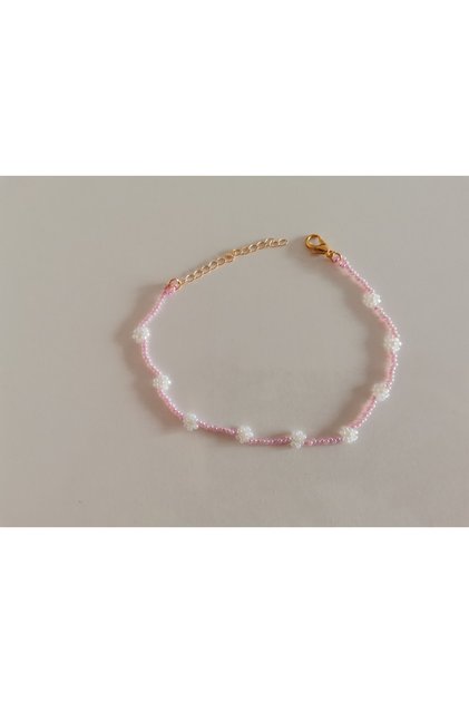 Tiny Steps Sand Bead Daisy Bracelet