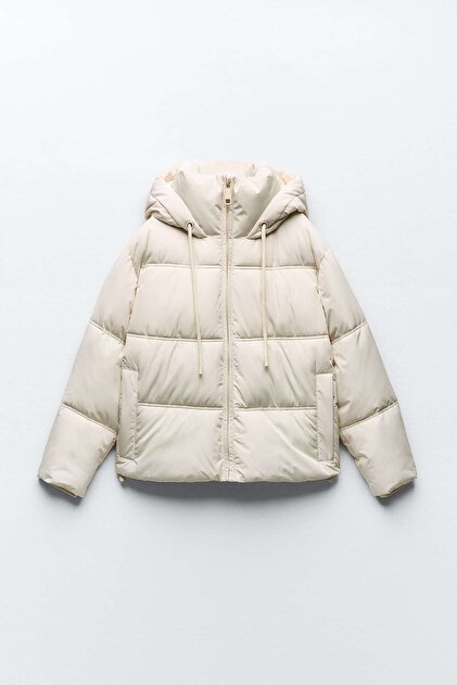 Zara Crop Puffer Jacket - Water and Wind Protection- Trendyol