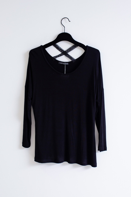 Women's Black Plus Size Blouse