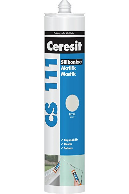 Henkel Ceresit CS111 Silikonize Akrilik Mastik Altınmeşe 240 ml