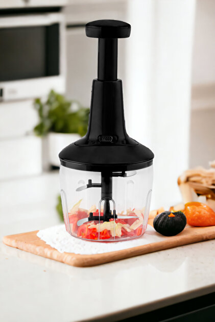 Hand Rondo, Bass Cutting Practical Hand Robot 1000ml New Generation Chopper, Manual Chopper with 5 Blades