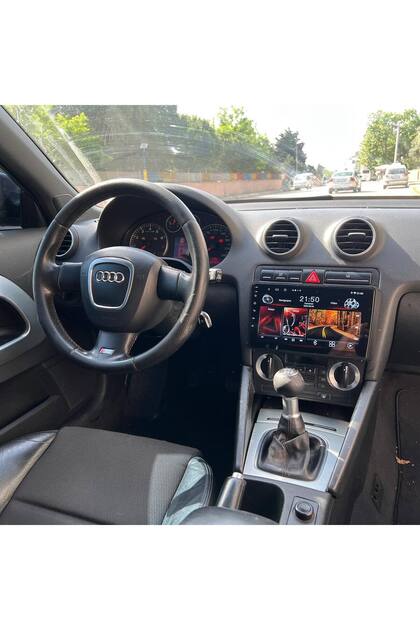 AUDI A3 2006-2012 Uyumlu CARPLAY+AND.AUTO NAVİGASYON DVD USB BT KAMERA