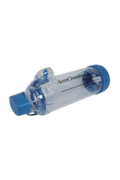 Aerochamber Flow-vu Mavi Ağızlıklı Yetişkin Inhalatör Mavi 5 Yaş