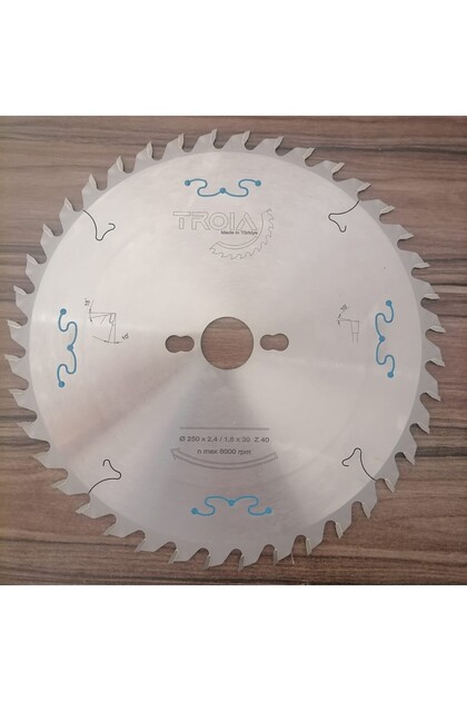 Ince Masif Kesme Daire Testere Bıçağı 250x2,4x30z-40