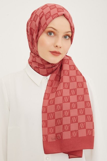 Trend Ultra Light A Logo Shawl Pink