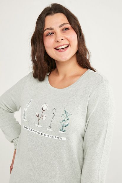 Penti Mint Happy Sweatshirt - 5