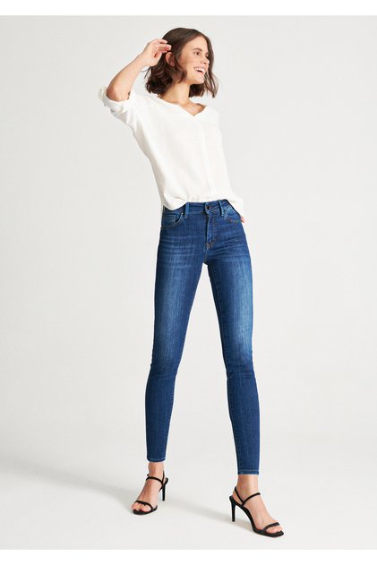 Women's Tess Gold Hi Shape Jean Trousers 100328-29901