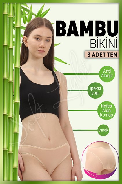 Women's Panties Bamboo Skin Panties 3 Pack