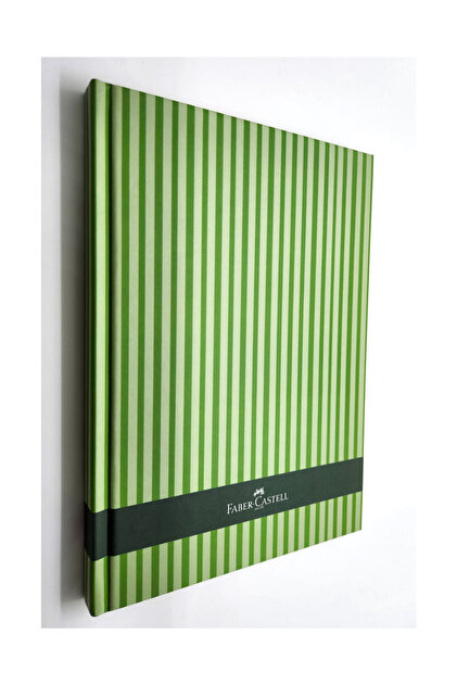 A5 Hard Cover Undated Striped Agenda Notebook 120 Sheets