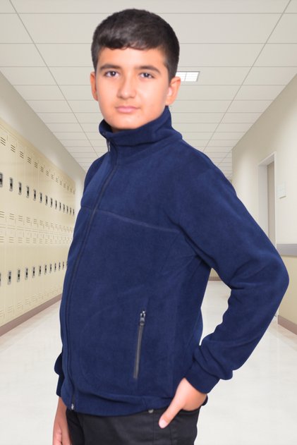 Boy's Fleece Coat-Cardigan