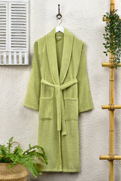 Şalyaka Bukre Luxury Bathrobe Green