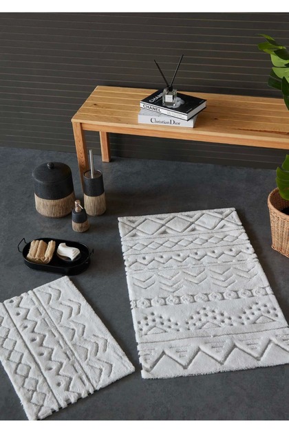 Hcw Cotton 2-Piece Mat Set Sail Anthracite
