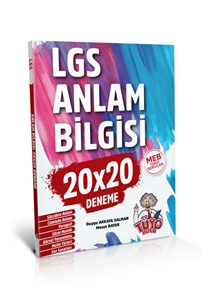 Şeker Portakalı Yayıncılık Tüyo Hoca LGS 8. Sınıf Anlam Bilgisi