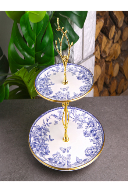 Seramik 2 Katlı Kurabiyelik Spring Time Model
