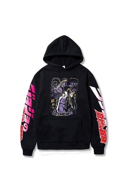 JOJO'S BIZARRE ADVENTURE スウェットセット Gettotr Jojo's Bizarre Adventure Anime Sweatshirt - Fiyatı, Yorumları