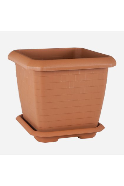 Serinova Hisar Saksı 44 lt Kahve