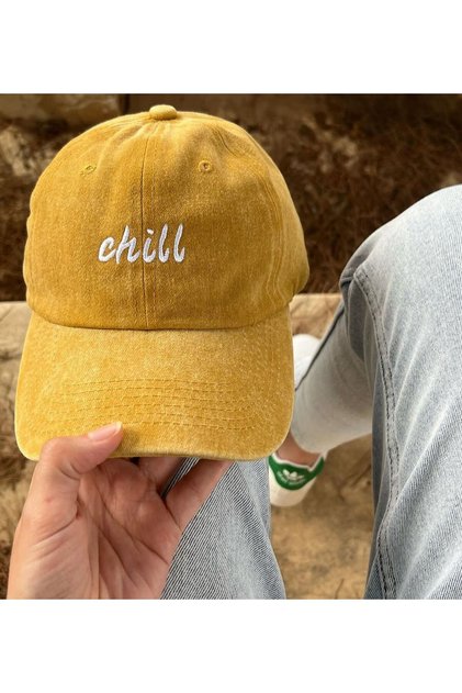 Chill Patterned Washable Baseball Cap