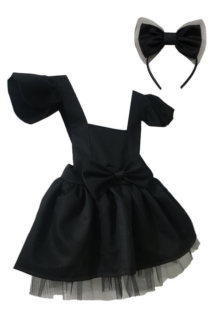 Girl's Ruffled Tutu Dress with Sleeves Crown Set 1-10 Years Old Birthday Dress